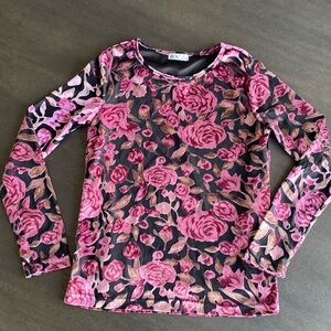 Dex youth floral top
